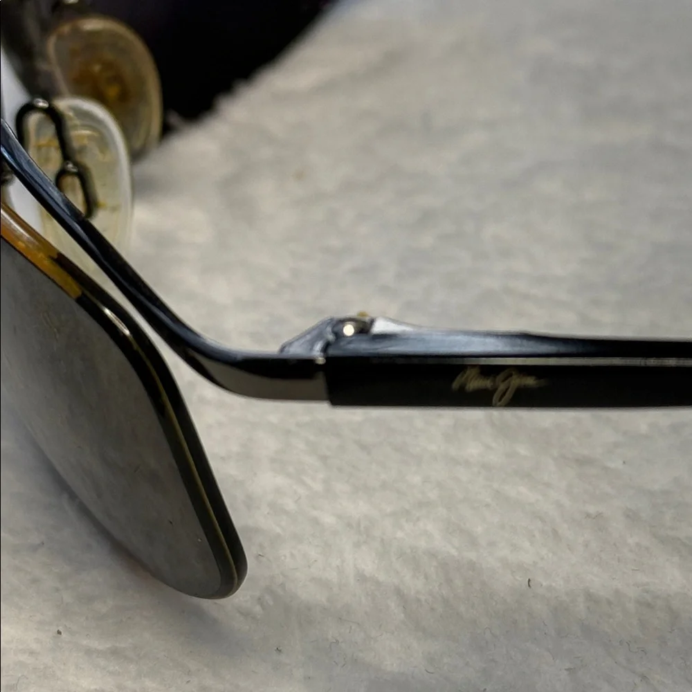 MAUI JIM MJ-119-02 WRAP RIMLESS DESIGNER SUNGLASSES